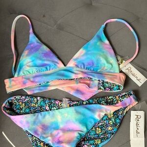 Paisina Multicolor Bikini Top